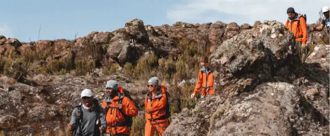 マチャメルート - 3日目 - Trekking From Machame Camp To Shira Camp